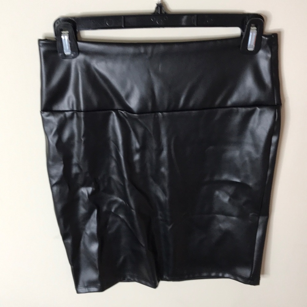 Black Leather Skirt